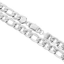 Load image into Gallery viewer, Big Daddy 11MM Silver Steel Figaro Chain - Chain
