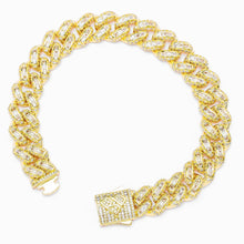 Load image into Gallery viewer, Big Daddy 12MM Baguette Miami Cuban Link Gold Iced
