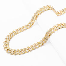 Load image into Gallery viewer, Big Daddy 12MM Baguette Miami Cuban Link Gold Chain - Chain

