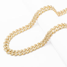 Load image into Gallery viewer, Big Daddy 12MM Baguette Miami Cuban Link Gold Iced
