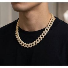 Load image into Gallery viewer, Big Daddy 12MM Baguette Miami Cuban Link Gold Iced
