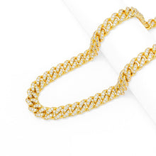 Load image into Gallery viewer, Big Daddy 12MM Bling Cuban Link Gold Iced Out Chain - Chain
