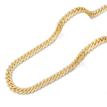 Load image into Gallery viewer, Big Daddy 12MM Straight Edge Cuban Diamond Gold Iced
