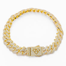 Load image into Gallery viewer, Big Daddy 12MM Full Iced Out Cuban Gold Bracelet - Bracelet
