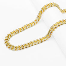 Load image into Gallery viewer, Big Daddy 12MM Gold Diamond Cuban Link Iced Out Chain
