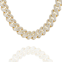 Load image into Gallery viewer, Big Daddy 12MM Gold Diamond Figaro Chain - Chain

