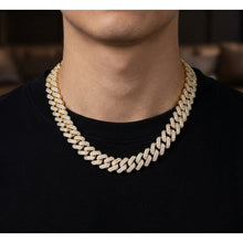 Load image into Gallery viewer, Big Daddy 12MM Straight Edge Cuban Diamond Gold Iced
