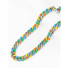 Load image into Gallery viewer, Big Daddy 13MM Mutli-colour Enamel Steel Cuban Chain - Chain
