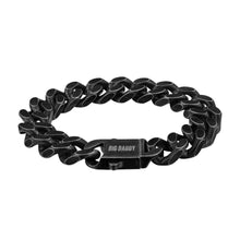 Load image into Gallery viewer, Big Daddy 14mm Cuban Curb All Black Bracelet - Bracelet
