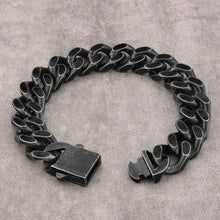 Load image into Gallery viewer, Big Daddy 14mm Cuban Curb All Black Bracelet - Bracelet
