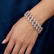 Load image into Gallery viewer, Big Daddy 18MM Solid Two-Tone Spiked Iced Out Diamond
