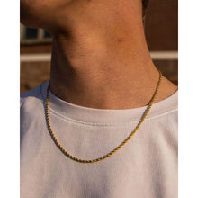 Load image into Gallery viewer, Big Daddy 2.5mm Stainless Steel Gold Rope Chain - Chain
