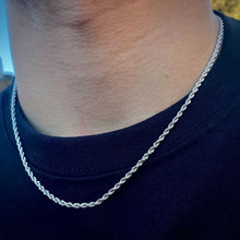 Load image into Gallery viewer, Big Daddy 2.5mm Stainless Steel Silver Rope Chain - Chain
