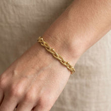 Load image into Gallery viewer, Big Daddy 3MM Gold Flat Herringbone Bracelet - Bracelet
