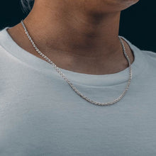 Load image into Gallery viewer, Big Daddy 3mm Stainless Steel Mariner Cable Silver Chain
