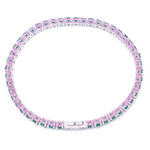 Load image into Gallery viewer, Big Daddy 4MM Silver Green Tennis Iced Out Bracelet

