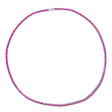 Load image into Gallery viewer, Big Daddy 4MM Silver Ruby Tennis Chain - Chain
