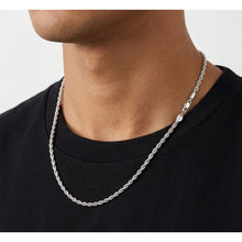 Load image into Gallery viewer, Big Daddy 4mm Stainless Steel Silver Rope Chain - Chain
