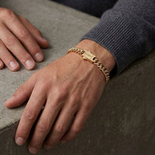 Load image into Gallery viewer, Big Daddy 5MM Cuban Link 18K Gold Bracelet - Bracelet
