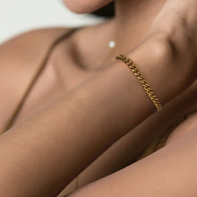 Load image into Gallery viewer, Big Daddy 5mm Cuban Link Gold Bracelet - Bracelet
