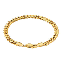 Load image into Gallery viewer, Big Daddy 5mm Cuban Link Gold Bracelet - Bracelet
