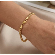 Load image into Gallery viewer, Big Daddy 5mm Cuban Link Gold Bracelet - Bracelet
