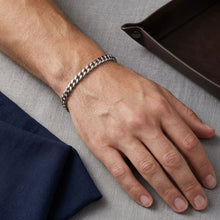 Load image into Gallery viewer, Big Daddy 5mm Cuban Link Silver Bracelet - Bracelet
