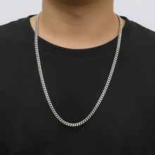 Load image into Gallery viewer, Big Daddy 5mm Cuban Silver Chain - Chain
