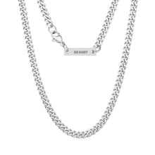 Load image into Gallery viewer, Big Daddy 5mm Cuban Silver Chain - Chain
