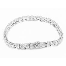 Load image into Gallery viewer, Big Daddy 6MM Diamond Silver Tennis Iced Out Bracelet
