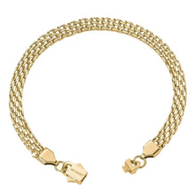 Load image into Gallery viewer, Big Daddy 6MM Gold Flat Herringbone Bracelet - Bracelet
