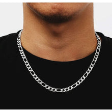 Load image into Gallery viewer, Big Daddy 7mm Steel Silver Figaro Chain - Chain
