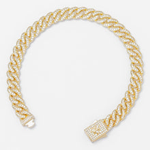 Load image into Gallery viewer, Big Daddy 8MM Bling Cuban Gold Iced Out Bracelet - Bracelet
