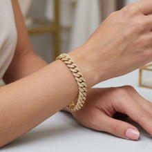Load image into Gallery viewer, Big Daddy 8MM Bling Cuban Gold Iced Out Bracelet - Bracelet
