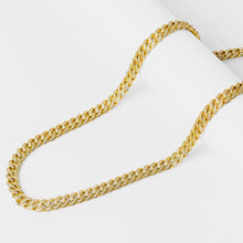 Load image into Gallery viewer, Big Daddy 8MM Bling Curb Cuban Gold Iced Out Chain - Chain
