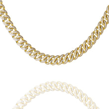 Load image into Gallery viewer, Big Daddy 8MM Bling Curb Cuban Gold Iced Out Chain - Chain
