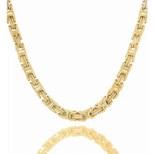 Load image into Gallery viewer, Big Daddy 8MM Byzantine Link 18K Gold Chain - Chain
