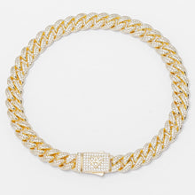 Load image into Gallery viewer, Big Daddy 8MM Cuban Link Gold Iced Out Bracelet - Bracelet
