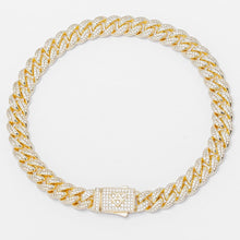 Load image into Gallery viewer, Big Daddy 8MM Cuban Link Gold Iced Out Bracelet - Bracelet
