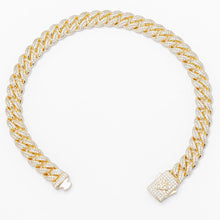 Load image into Gallery viewer, Big Daddy 8MM Cuban Link Gold Iced Out Bracelet - Bracelet
