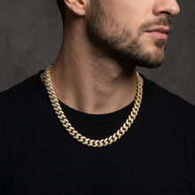 Load image into Gallery viewer, Big Daddy 8MM Cuban Link Gold Iced Out Chain - Chain
