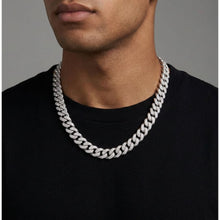 Load image into Gallery viewer, Big Daddy 8MM Cuban Link Rhodium Iced Out Chain - Chain
