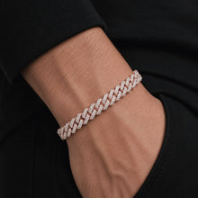 Load image into Gallery viewer, Big Daddy 8MM Cuban Link Rose Gold Iced Out Bracelet
