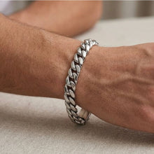 Load image into Gallery viewer, Big Daddy 8MM Cuban Link Silver Bracelet - 8 inch - Bracelet
