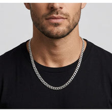 Load image into Gallery viewer, Big Daddy 8MM Cuban Link Silver Chain - Chain
