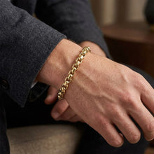 Load image into Gallery viewer, Big Daddy 8MM Gold Franco Box Chain Bracelet - Bracelet
