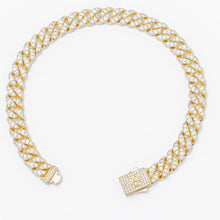 Load image into Gallery viewer, Big Daddy 8MM Iced Out Gold Cuban Link Bracelet - Bracelet
