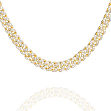 Load image into Gallery viewer, Big Daddy 8MM Iced Out Gold Cuban Link Chain - Chain
