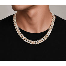 Load image into Gallery viewer, Big Daddy 8MM Iced Out Gold Cuban Link Chain - Chain
