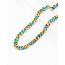 Load image into Gallery viewer, Big Daddy 8MM Mutli-colour Enamel Steel Cuban Chain - Chain
